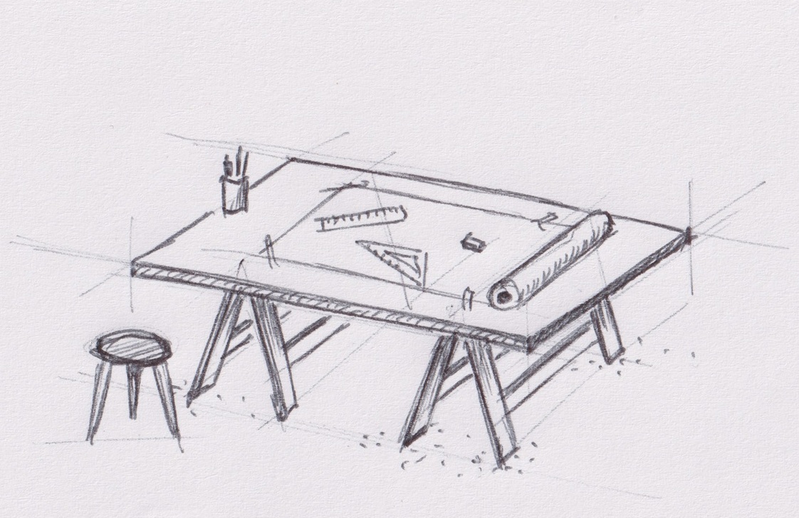Initial-Panel: drawing